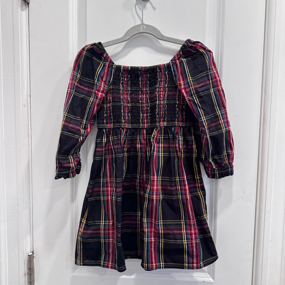 EUC - Crewcuts size 4 plaid dress